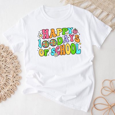 100 Days 100th Day Of School For Girls Boys & Teacher T-Shirt TS1184