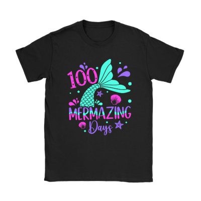 100 Days of School 100 Mermazing Days of School Mermaid T-Shirt TS1299