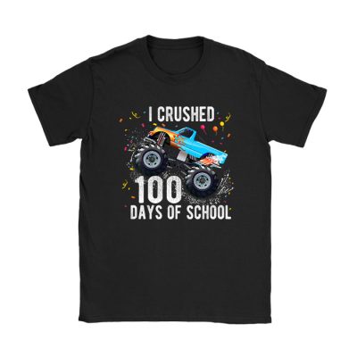 100 Days of School Monster Truck 100th Day of School Boys T-Shirt TS1081