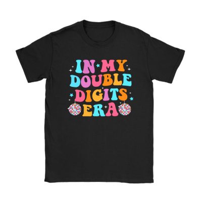 In My Double Digits Era Retro 10 Year Old 10th Birthday Girl T-Shirt TS1162