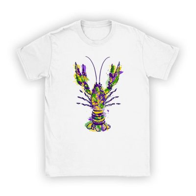 Mardi Gras Crawfish Jester hat Bead Tee New Orleans Gifts T-Shirt TS1290