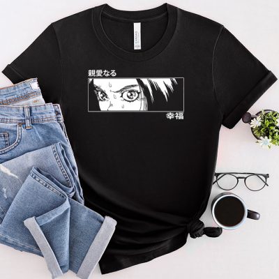 Anime Girl Eyes - Japan Culture Art - Japanese Aesthetic T-Shirt