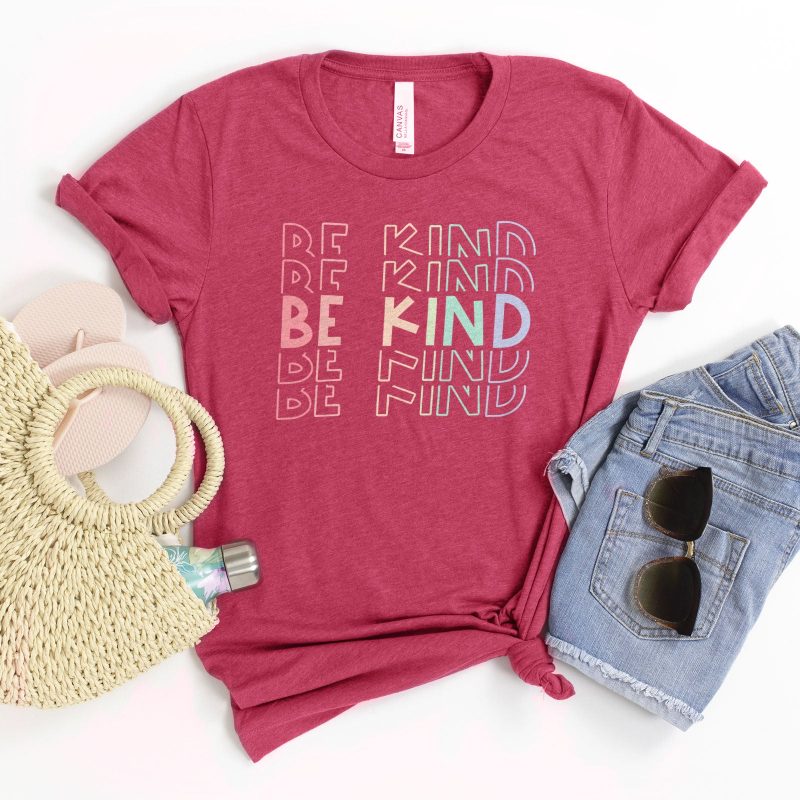 Be Kind Rainbow Unisex T-Shirt