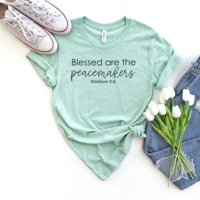 Blessed Are The Peacemakers Matthew 5:9 Unisex T-Shirt