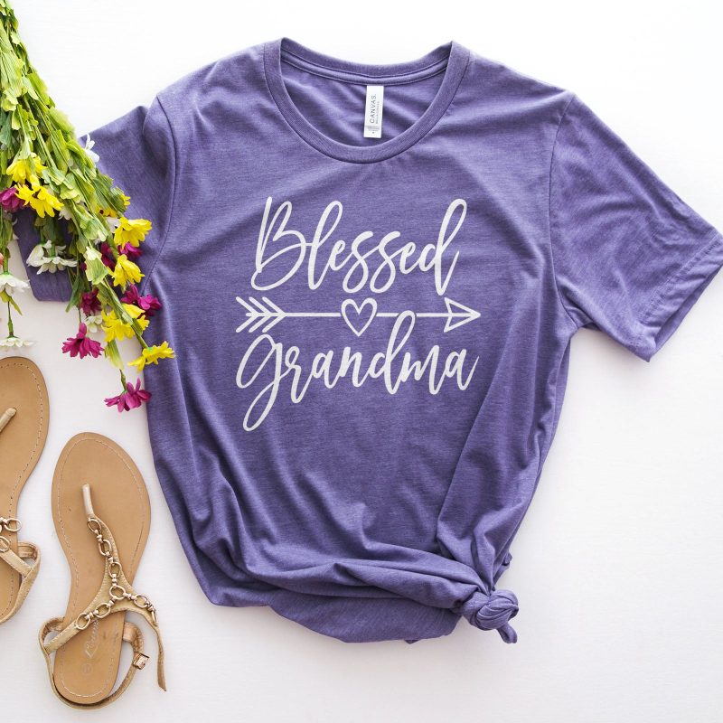 Blessed Grandma - Solid Arrow Unisex T-Shirt