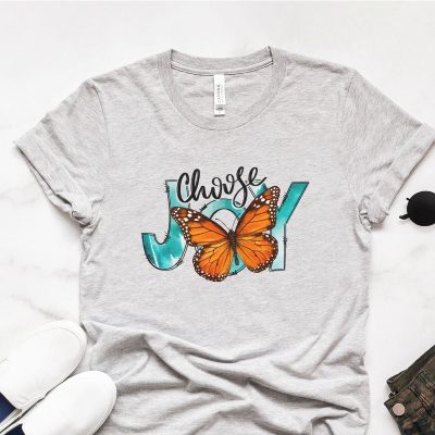 Choose Joy Butterfly Unisex T-Shirt