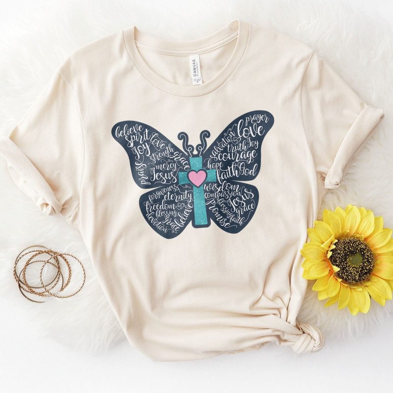 Christian Butterfly Unisex T-Shirt