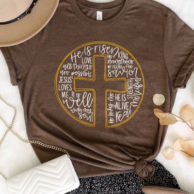 Cross Circle Sublimation Unisex T-Shirt