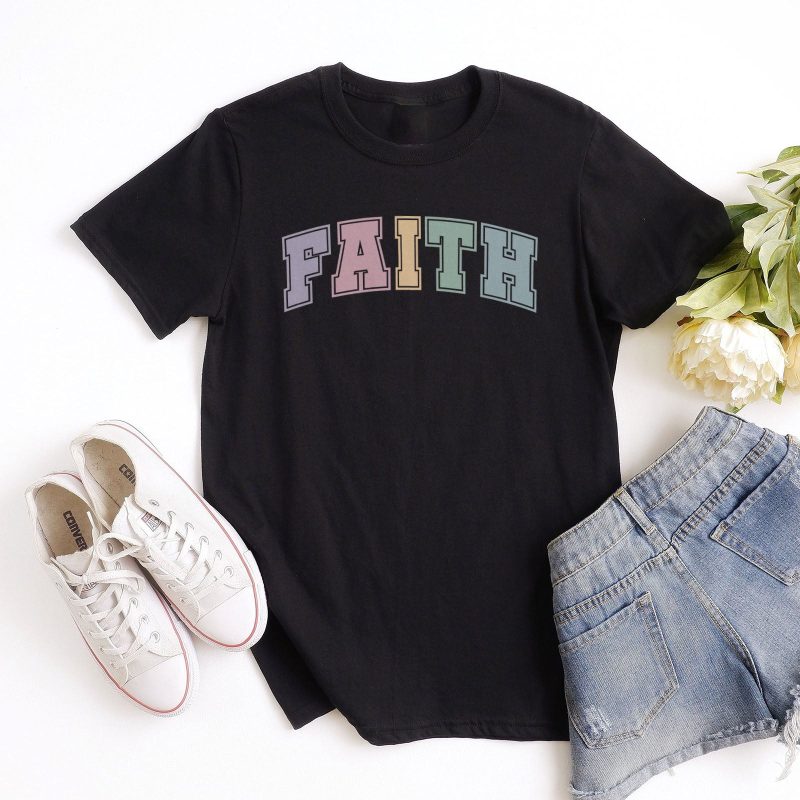 Faith Block Pastel Unisex T-Shirt