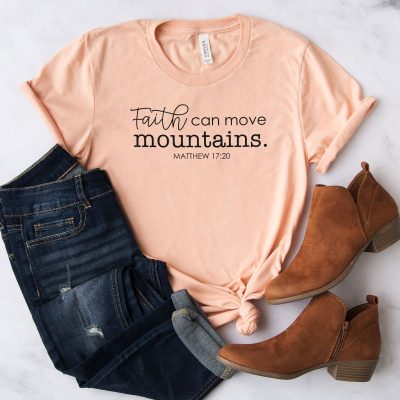 Faith Can Move Mountains Unisex T-Shirt