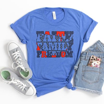 Faith Family Freedom USA Unisex T-Shirt