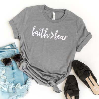 Faith > Fear Unisex T-Shirt