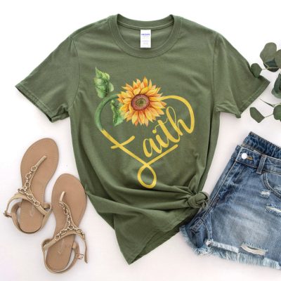 Faith Sunflower Unisex T-Shirt