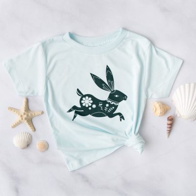 Floral Bunny Unisex T-Shirt