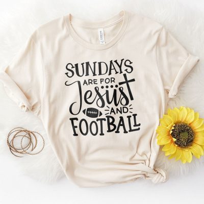 Football And Jesus Unisex T-Shirt