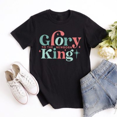 Glory To The Newborn King Retro Unisex T-Shirt