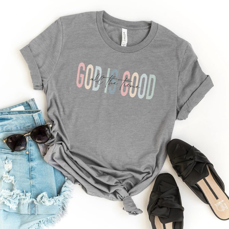 God Is Good All The Time Boho Unisex T-Shirt