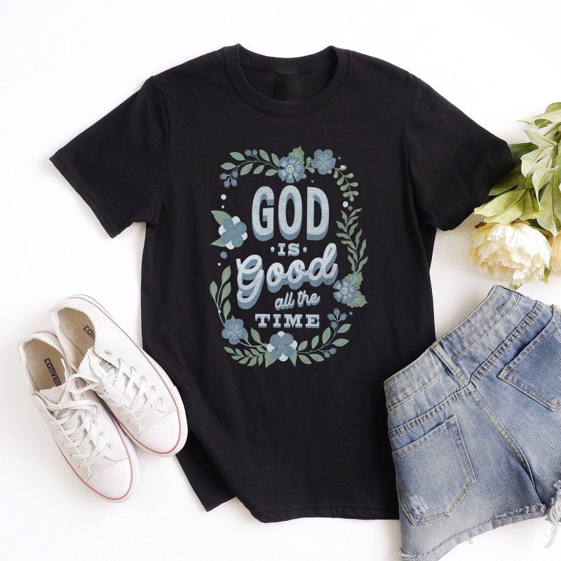 God Is Good Floral Unisex T-Shirt