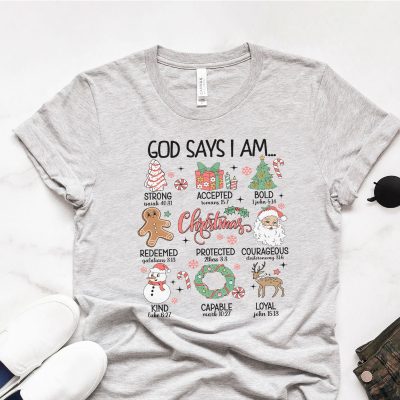 God Says I am.. Christmas Vibes Unisex T-Shirt