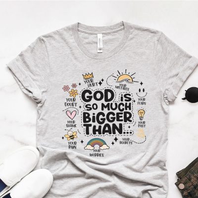 God is Bigger Bible Affirmations Unisex T-Shirt