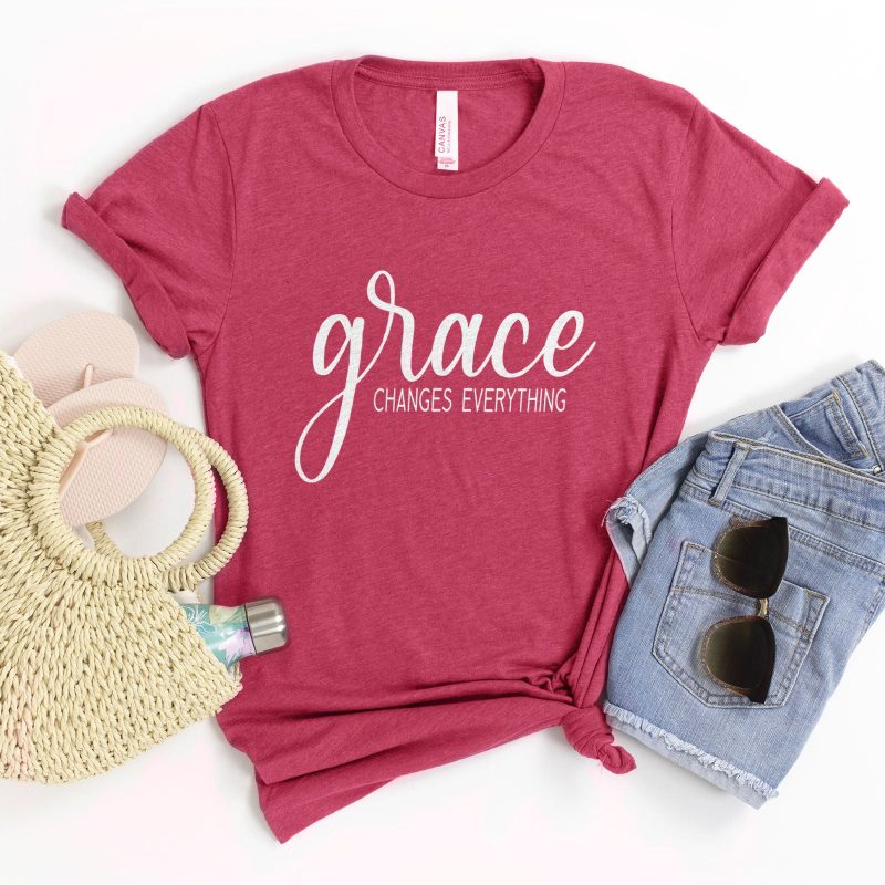 Grace Changes Everything - Simple Unisex T-Shirt