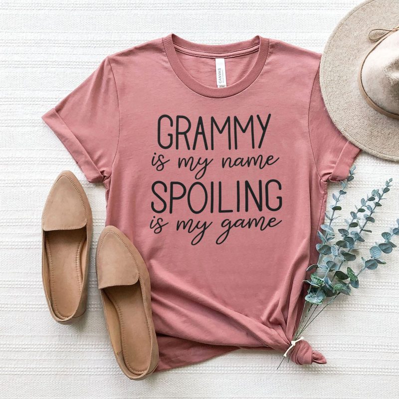 Grammy Is My Name Spoiling Is My Game Unisex T-Shirt