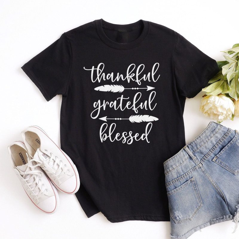 Grateful Thankful Blessed Unisex T-Shirt