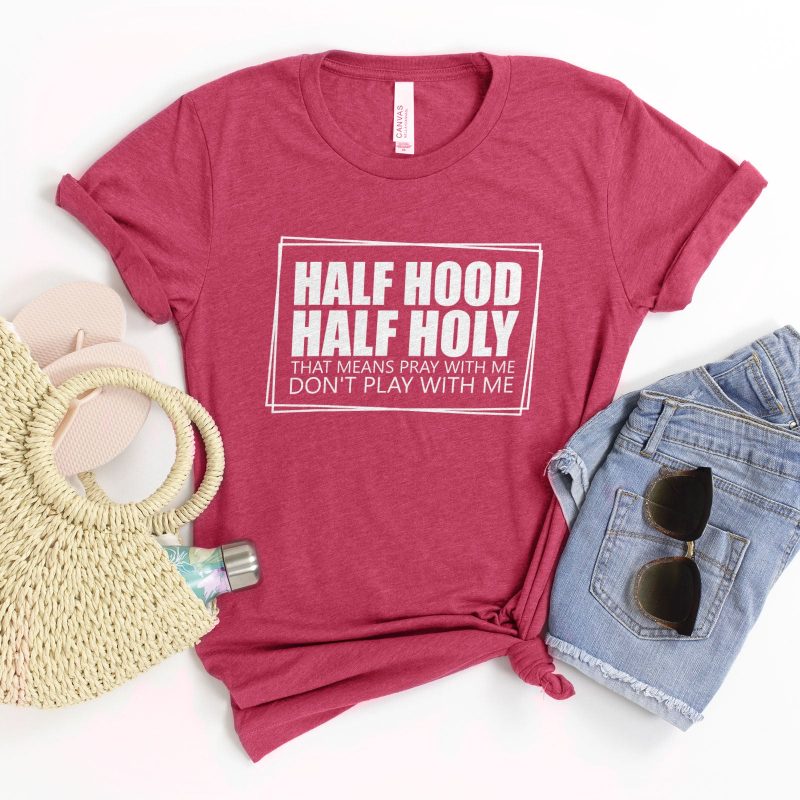 Half Hood Half Holy Unisex T-Shirt