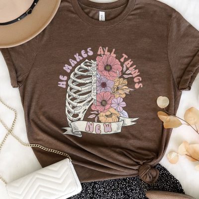 He Makes All Things New Bones Unisex T-Shirt