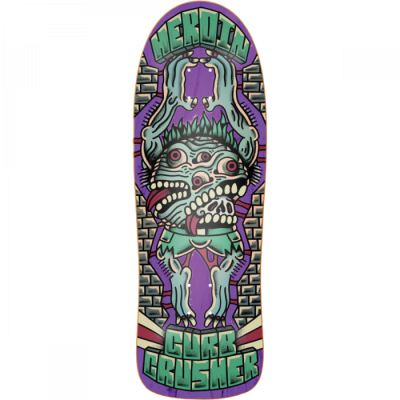 Heroin Curb Crusher X Crawe Skateboard Deck