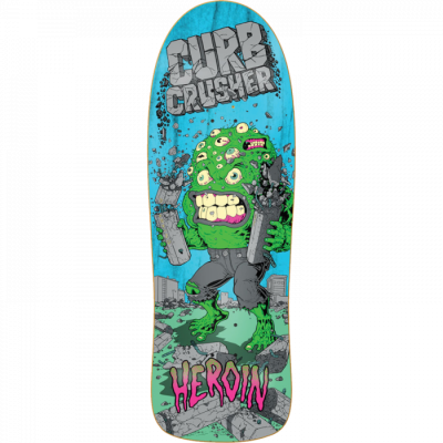 Heroin Curb Crusher Xl Barf Skateboard Deck