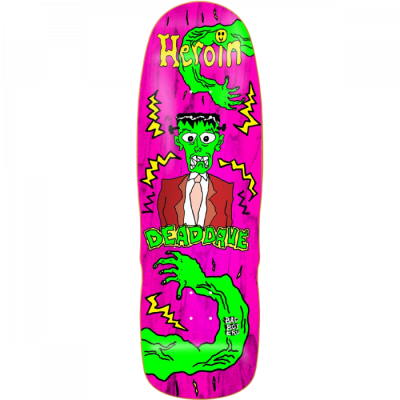 Heroin Dead Dave Dead Toon Skateboard Deck