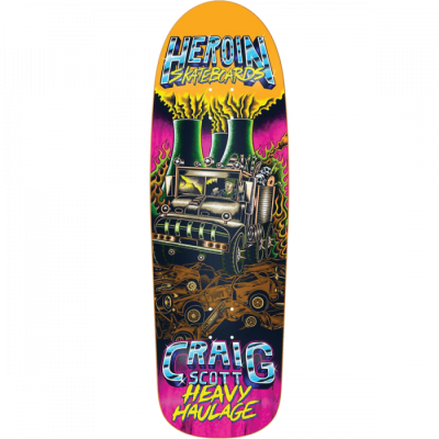 Heroin Questions Heavy Haulage Skateboard Deck