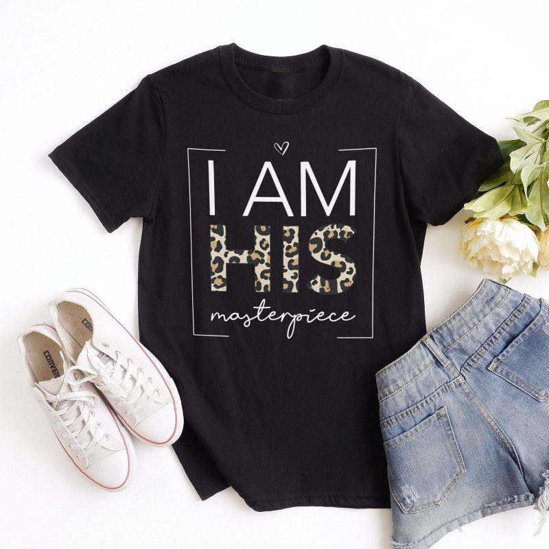 I Am His Masterpiece Leopard Unisex T-Shirt