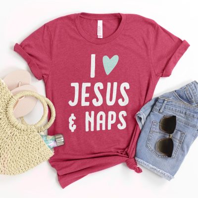 I love Jesus and Naps Unisex T-Shirt