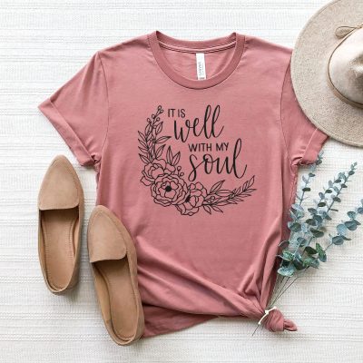 It Is Well With My Soul - Wreath Unisex T-Shirt