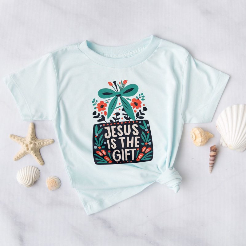 Jesus Is The Gift Floral Unisex T-Shirt