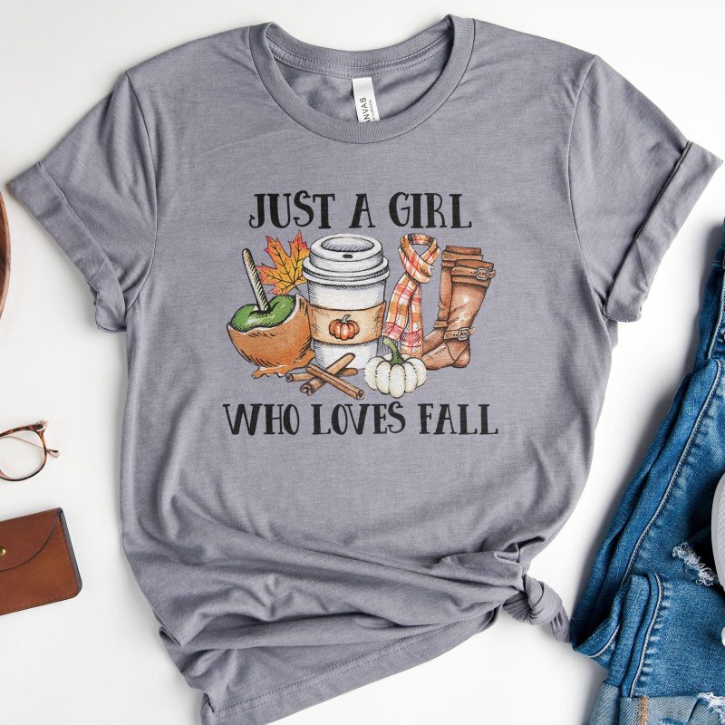 Just a Girl Who Loves Fall Unisex T-Shirt