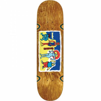 Krooked Gonz Family Affair Brown Wheel Wells Skateboard Deck