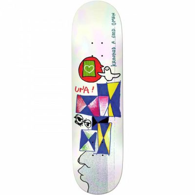 Krooked Una Farrar Omen Skateboard Deck