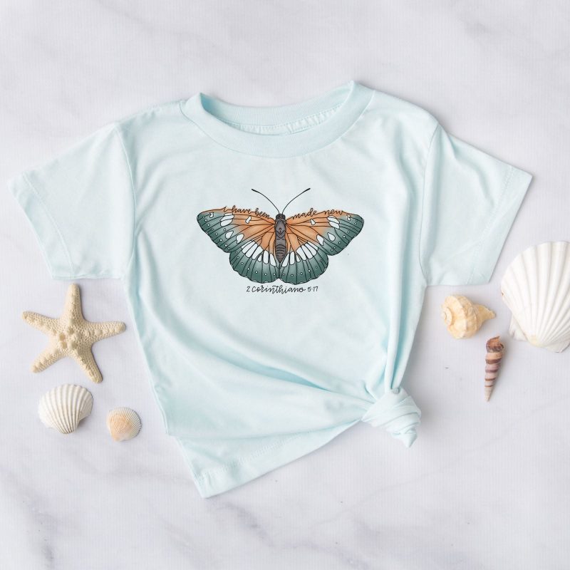 Made New Hand-Lettered Butterfly Unisex T-Shirt