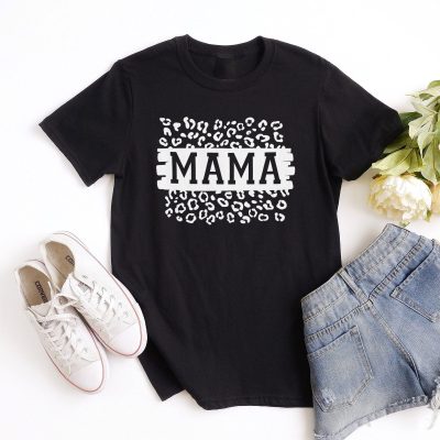 Mama Leopard Block Unisex T-Shirt