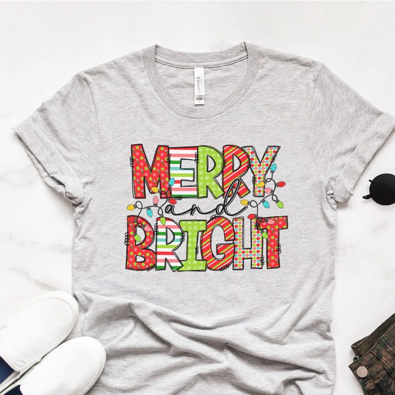 Merry and Bright Paper Craft Unisex T-Shirt