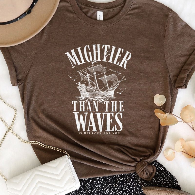 Mightier than the Waves Is His Love For You Unisex T-Shirt