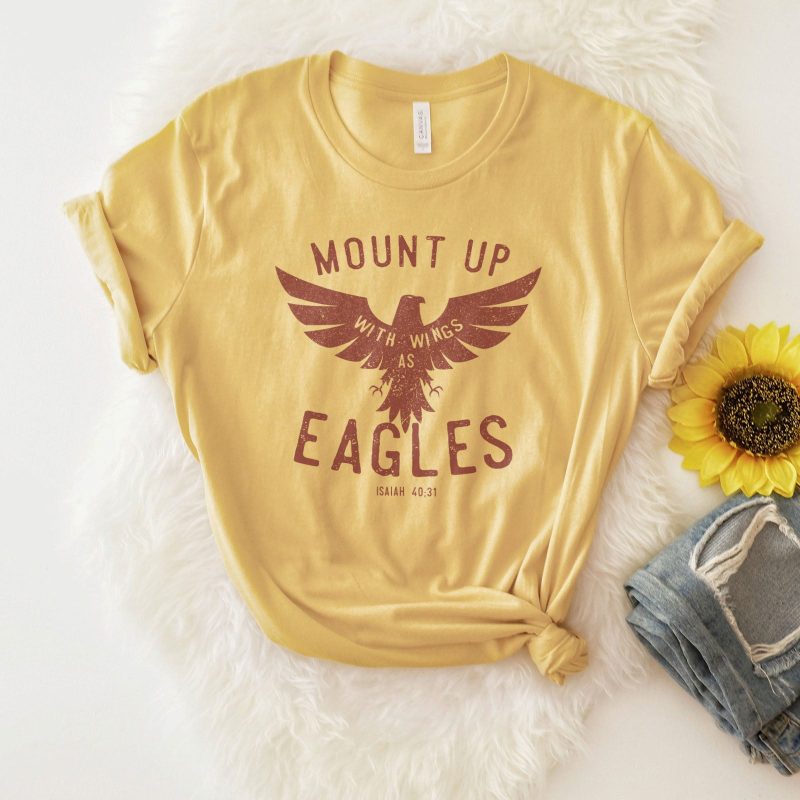 Mount Up Eagles - Isaiah 40:31 Unisex T-Shirt