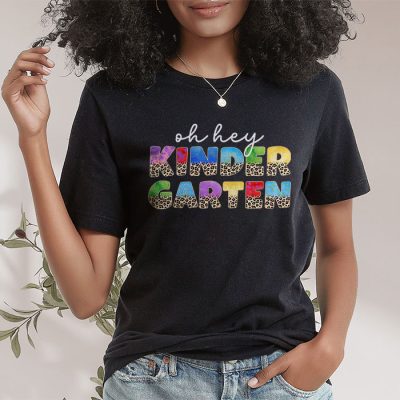 Oh Hey Kindergarten Back to School Student Kindergarten Teacher T-Shirt