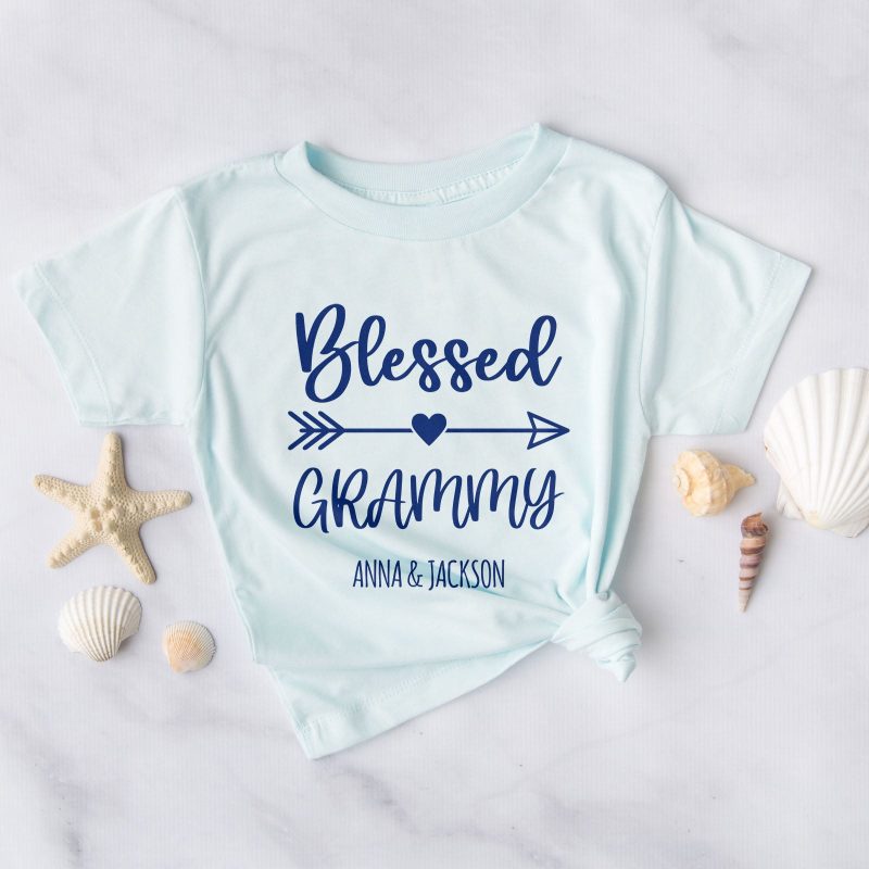 Personalized Blessed Family Unisex T-Shirt