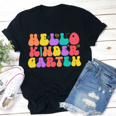 Personalized Hello Groovy First Day Of School Teacher T-Shirt