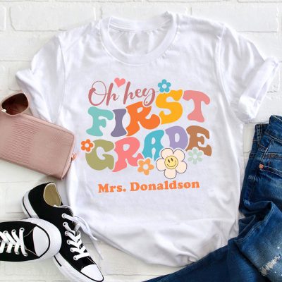 Personalized Oh Hey My Grade Teacher T-Shirt