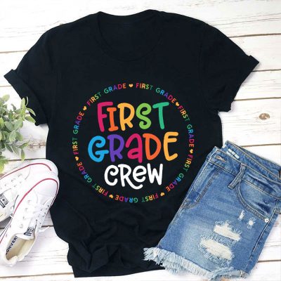 Personalized School Crew Teacher T-Shirt